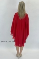 Krátke spoločenské šaty červené