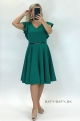 Krátke spoločenské šaty zelené MI-925