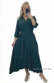 Dlhé spoločenské šaty zelené  LA-1033