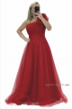 Dlhé spoločenské šaty  červené FE-1062