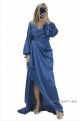 Dlhé spoločenské šaty  modré EY-1082