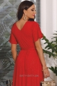 Dlhé spoločenské šaty červené  EL-1126