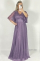 Dlhé spoločenské šaty fialové RU-1146