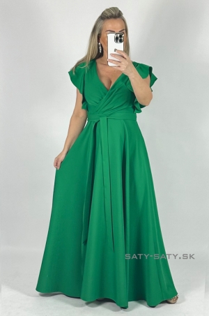 Dlhé spoločenské šaty zelené MO-1153