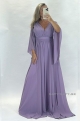 Dlhé spoločenské šaty  fialové EV-1203