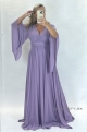 Dlhé spoločenské šaty  fialové EV-1203